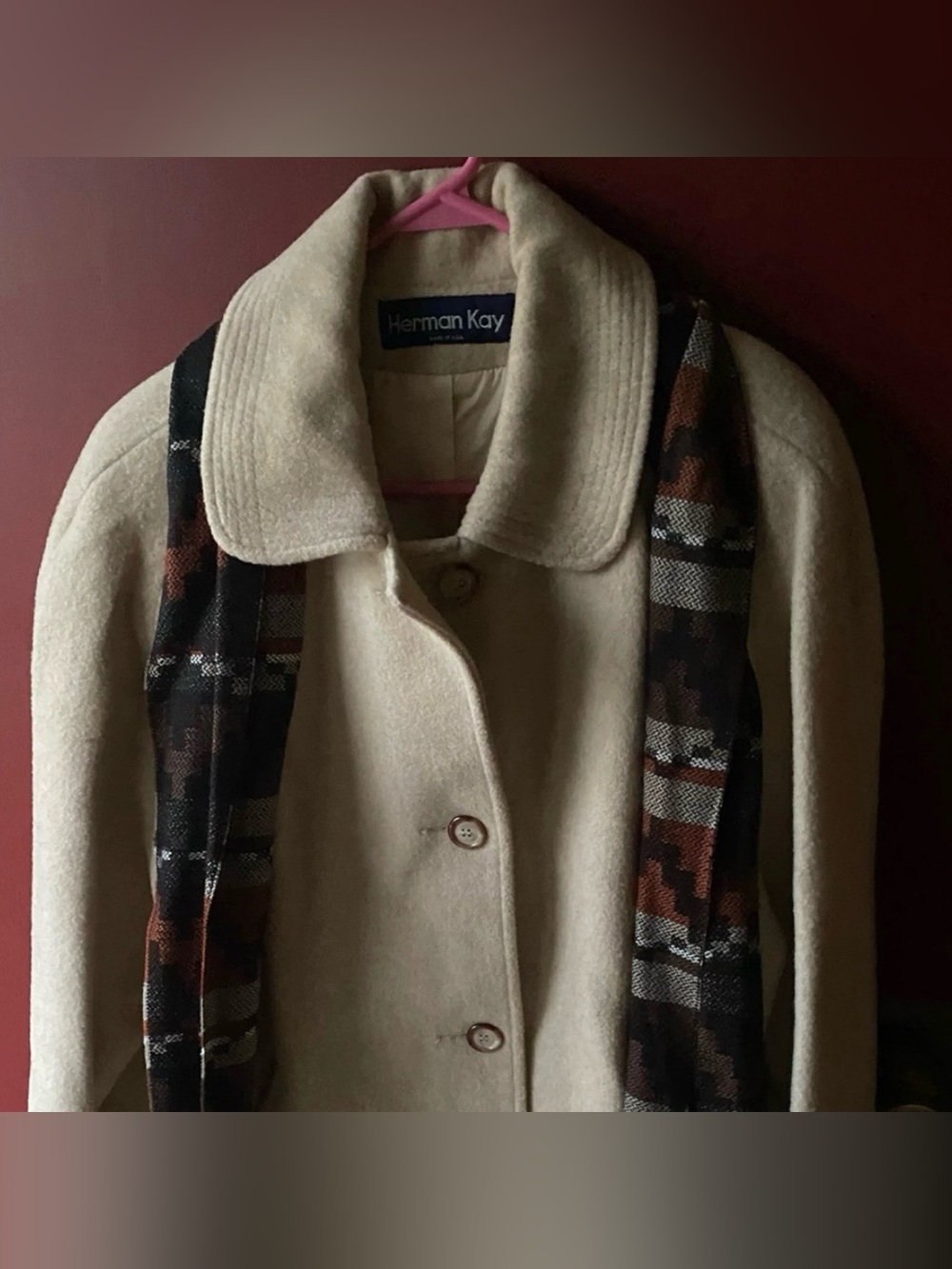 Herman Kay size 18 Womans Coat Y2K